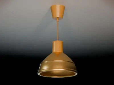 Lamp ceiling 02 3D model