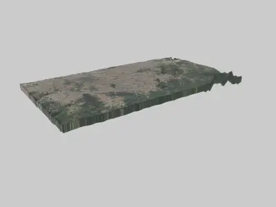 Santo Andre City Low-poly 3D model