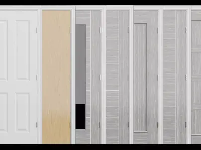 Interior Door Collection 1 3D Model Pack