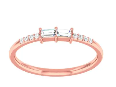 Women Ring 3D print model 61