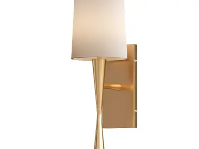 Slim Hourglass Bar Sconce 3D model