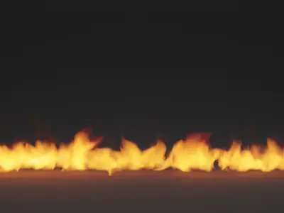 Burning boards vdb 3D model