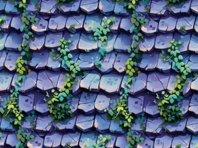 Stylized Roof Seamless Texture  Texture