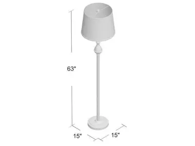 Moreau Floor Light Lamp 3D model