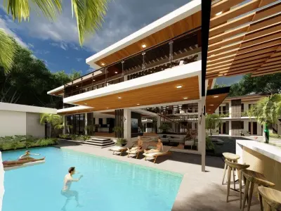 3D LUXURY RESORT 3D print model