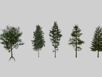 Mountain valley 3D model