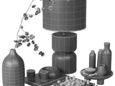 Decorative set 17 3D model