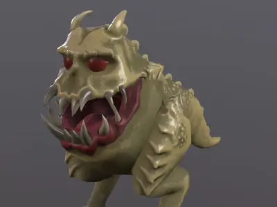  monster Free low-poly 3D model