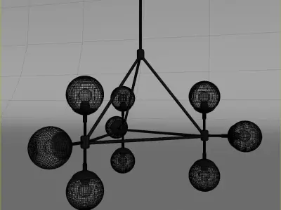 Jayson Miller 3sided chandelier 3D model