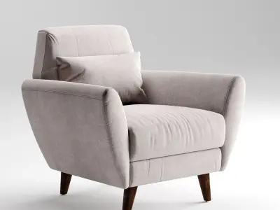 Artesia Armchair 3D model