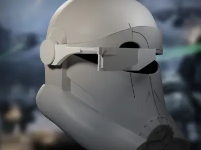 Crosshair helmet - The Bad Batch - Star Wars - The Clone Wars 3D print model