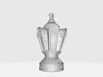 Elegant Ramadan Lantern Intricate Islamic Fanous Home Decor 3D print model