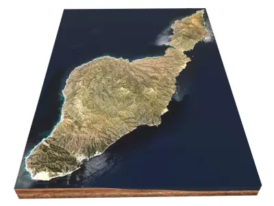 Santa Catalina Island  California USA 3D model