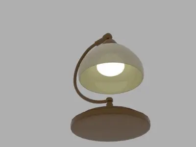 Roland Table Lamp Low-poly 3D model