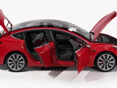  Tesla Model 3 with Interior New 