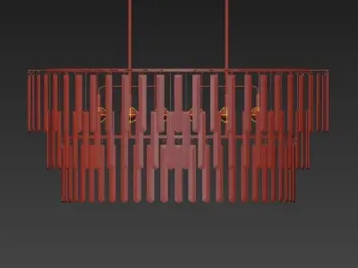 Nessa Round Chandelier by Arteriors Home 3D model
