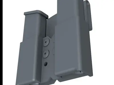 Dredd 2012 mag holder  3D print model