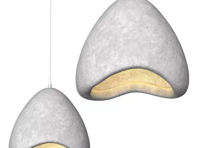 Modern Adjustable Design Plastic Hanging 3D model