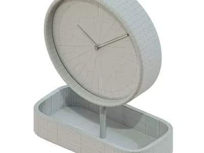 table clock 16 3D model