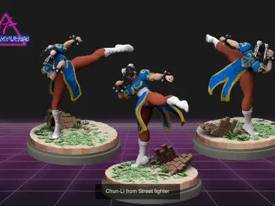 Street Fighter Legends 3D Model Pack