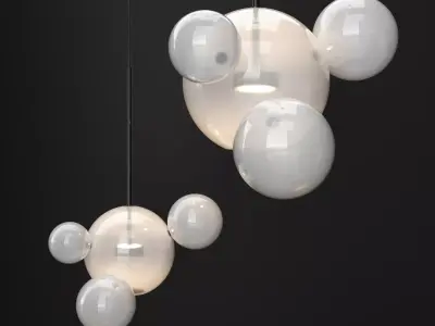 Giopato and Coombes Bolle 4 Bubble Frostblack 3D model