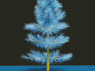 Stylized Christmas Tree  Cute Simple Holiday Tree 3D Low-poly 3D model purchase