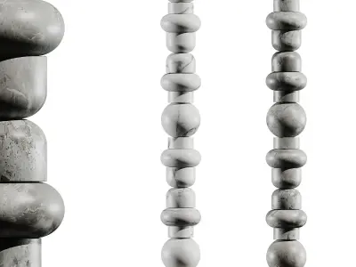 Allied Maker Totem 16 Floor Lamp 3D model