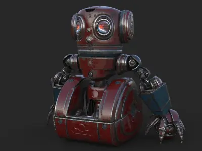 Cute Robot 2 3D model