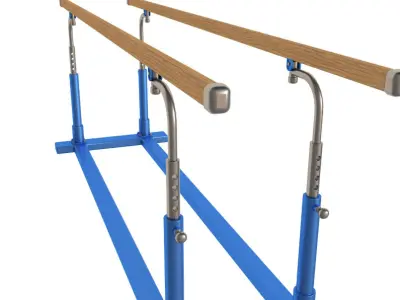 Gymnastics Equipment Collection 3D model