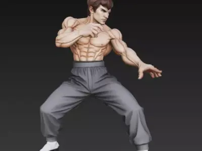 Fey Long from Street Fighter Free 3D print model