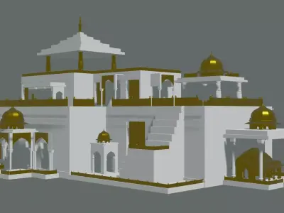 Palace indian 3D model