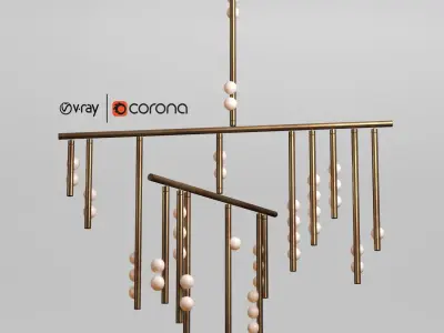 Drop System Ds 47 Light Lindsey Adelman 3D model