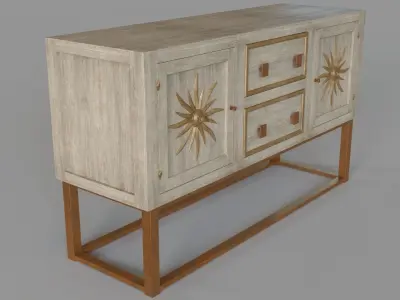 Augusta Sol Buffet Sand 3D model