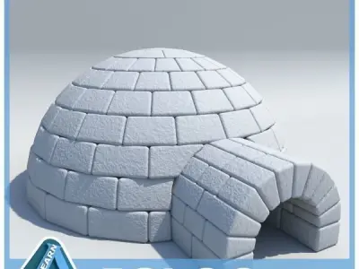 Igloo 3D model