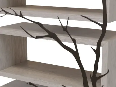 Shelf in modern style 3D model