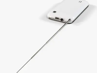 Fly E141 TV White Low-poly 3D model