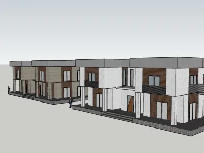 Modern House Project 3D model