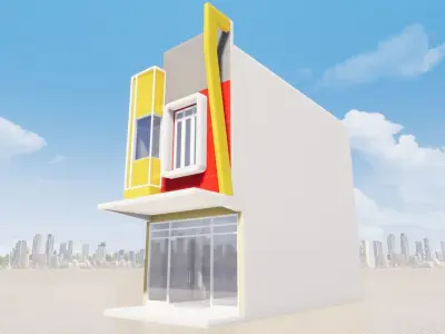Store 4x10 KPI 3D model