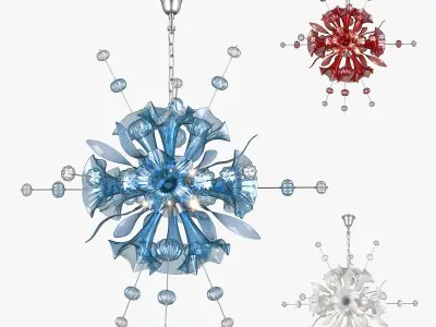 89312x Celesta Lightstar Chandelier 3D model