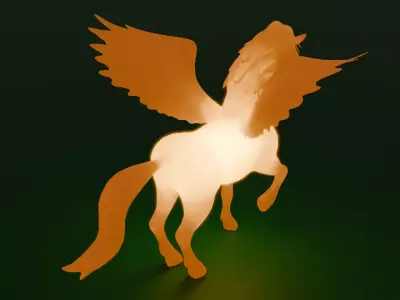 Pegasus indirect lighting 3D model