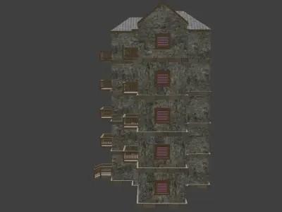 House Model 33 Low-poly 3D model