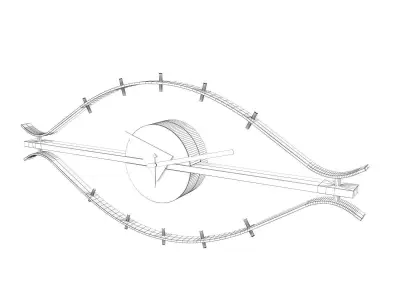 Eye Clock Free 3D model