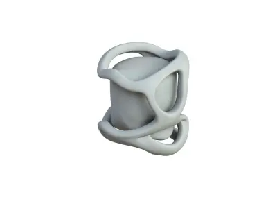 SciFi Shape Object Low Poly 85 Low-poly 3D model