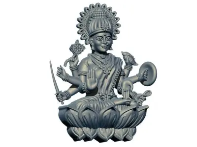 Laxmi Ji 3D Model - 1 3D print model