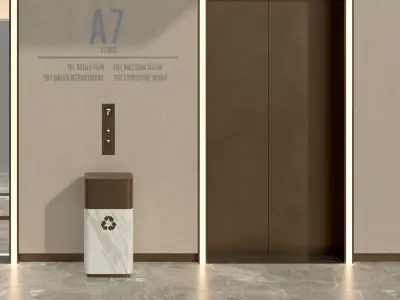 Elevator zone 3D model