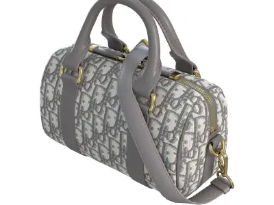 Dior Groove mini Bag Gray Low-poly 3D model