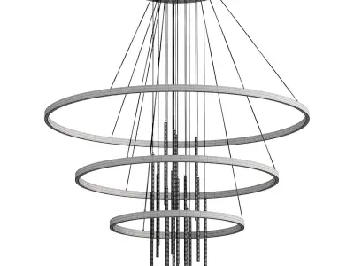 Bonnet Chandelier  3D model