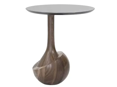 Modern sculptural side table 3D model