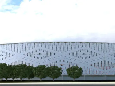 Althumama Stadium Qatar 2022 World cup 3D model