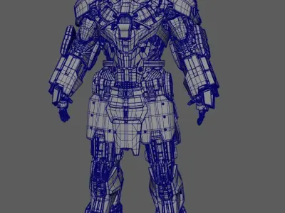 Whiplash 3d model 3D model